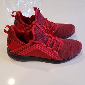 PUMA Mega NRGY Heather Knit Running Shoes - Men's 10.5